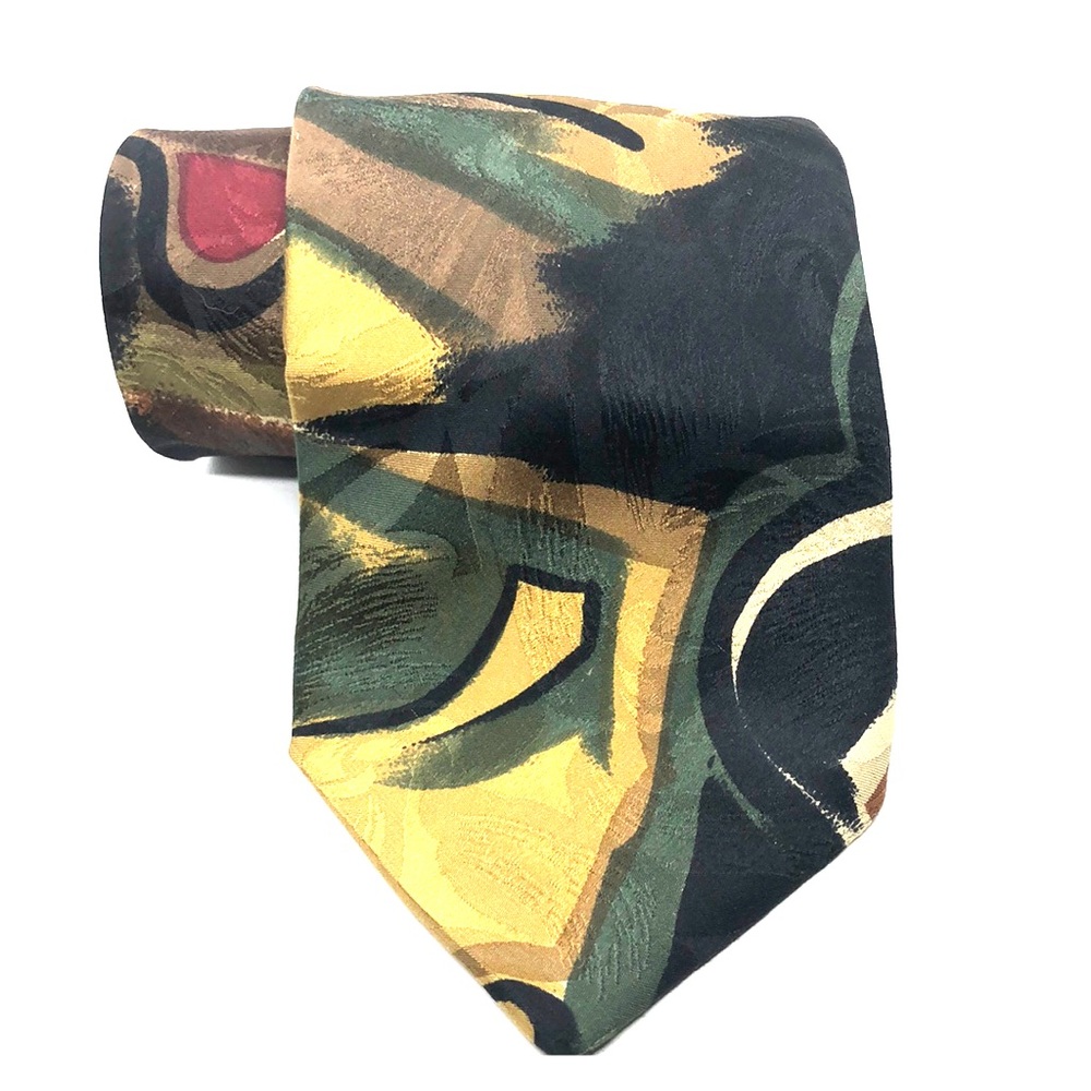 VTG SanDino Boho Silk Men Tie Made in Italy